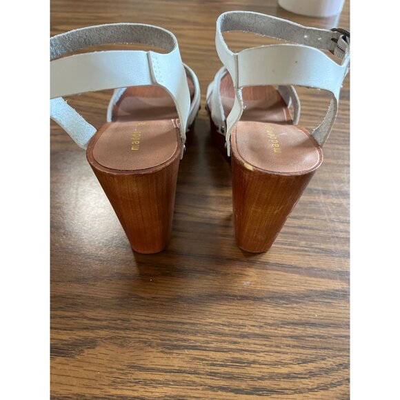 Madden Girl G-Nora white platform sandals size 8.5 - Picture 3 of 7